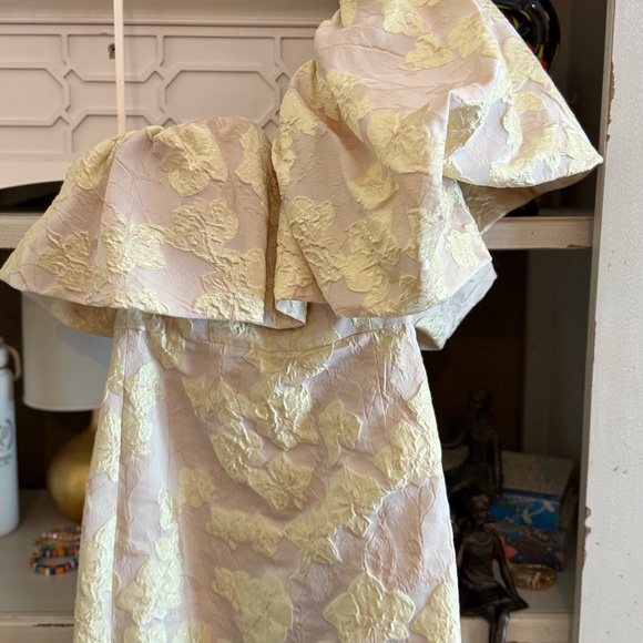 Antonio Melani size 0 Jordyn Floral jacquard one shoulder dress - Picture 4 of 6